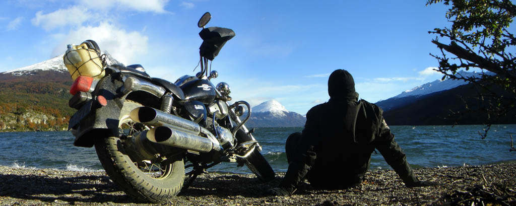 Lago Roca in Ushuaia - Motorcycle Travel Gear