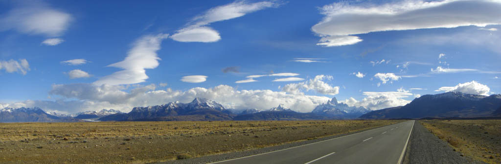 The Road to El Chalten in the Patagonia