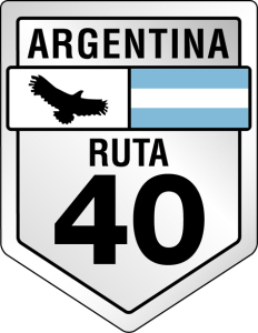 Ruta 40 Argentina Roadsign