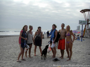 The Netherlands, England, Peru, and Finland on the beaches of Iquique.