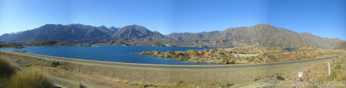 Beautiful lake in Potrerillos.