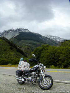 Mountains and motorcycles.