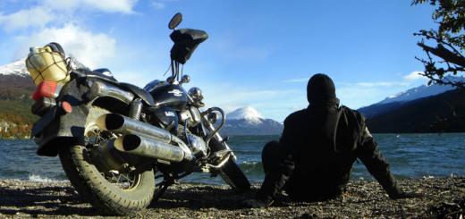 Lago Roca in Ushuaia - Motorcycle Travel Gear