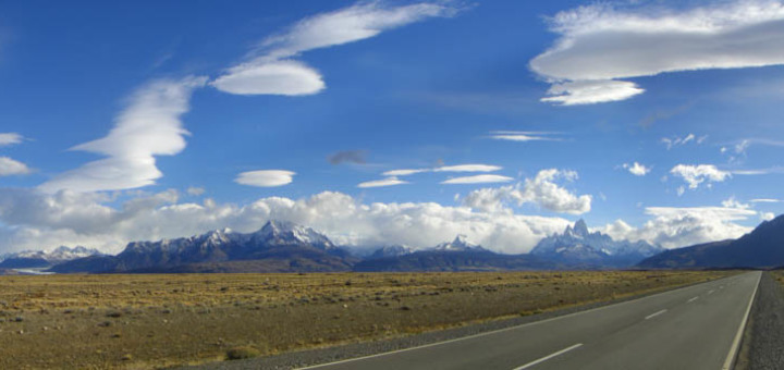The Road to El Chalten in the Patagonia
